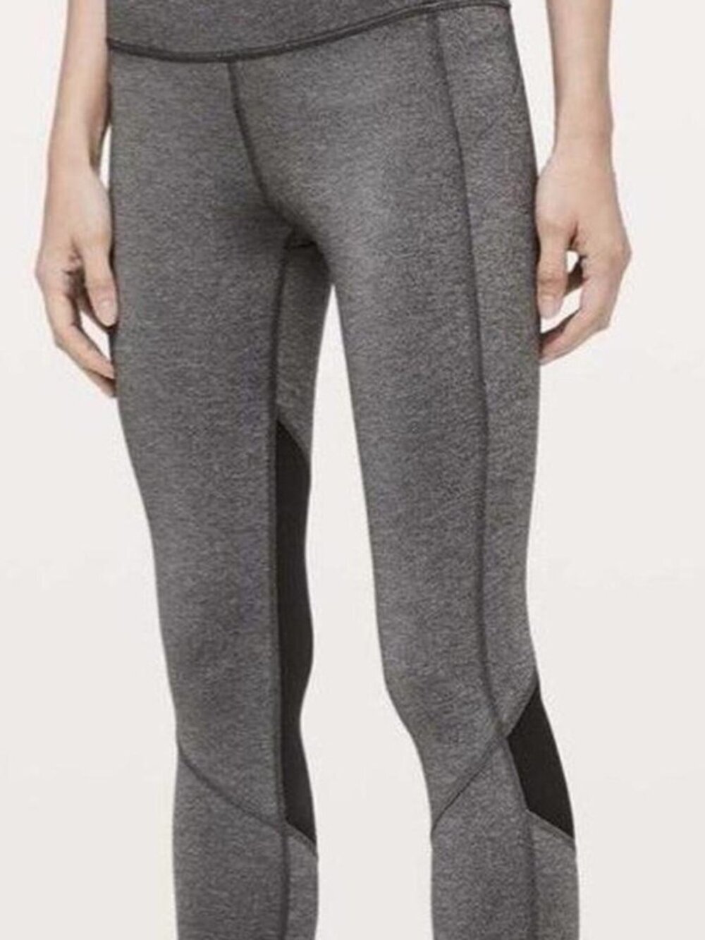 Lululemon Gray Leggings with Pockets Size 4